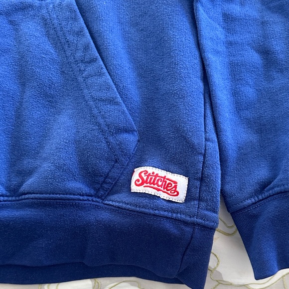 Los Angeles Dodgers Blue Pullover Hoodie with LA Logo - Picture 3 of 5